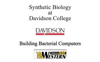 Synthetic Biology at Davidson College
