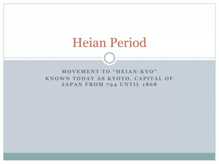 heian period