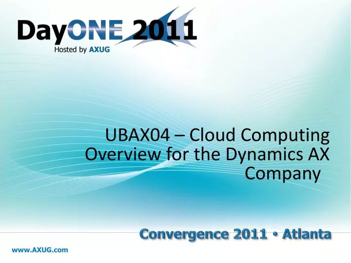 ubax04 cloud computing overview for the dynamics ax company