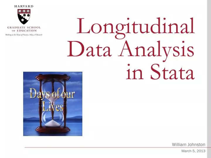 longitudinal data analysis in stata
