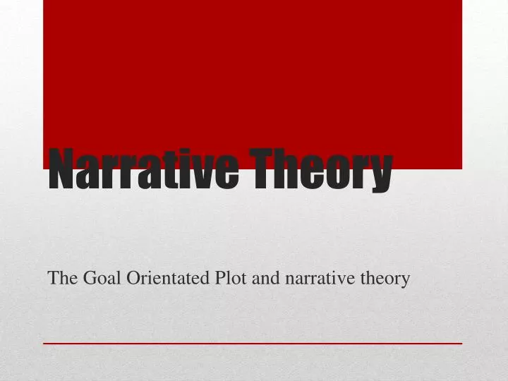 narrative theory