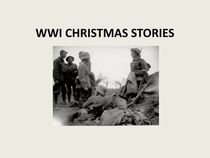 wwi christmas stories