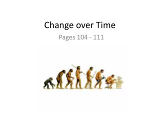 Change over Time