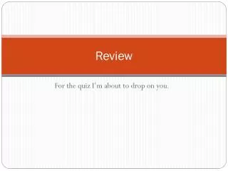 review