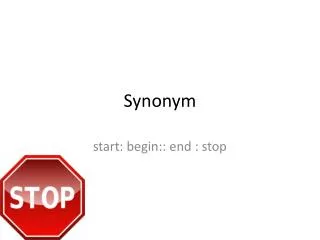 Synonym