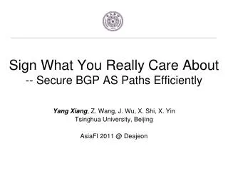 Sign What You Really Care About -- Secure BGP AS Paths Efficiently