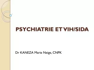 psychiatrie et vih sida