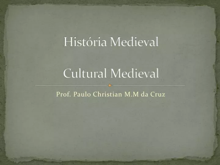 hist ria medieval cultural medieval