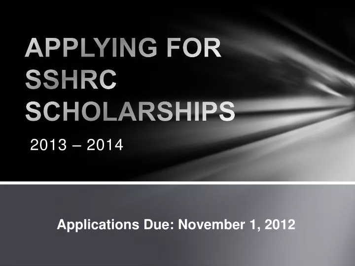 applying for sshrc scholarships