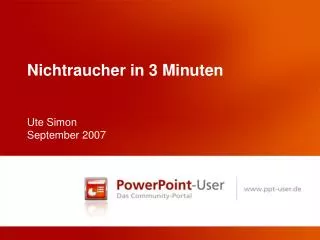 nichtraucher in 3 minuten