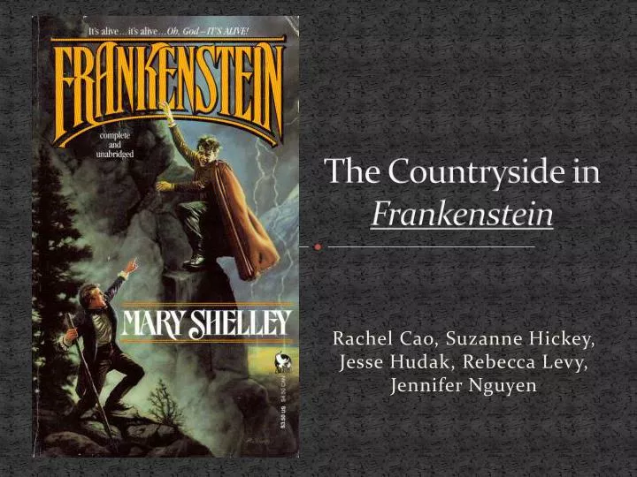 the countryside in frankenstein