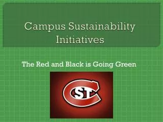 Campus Sustainability Initiatives