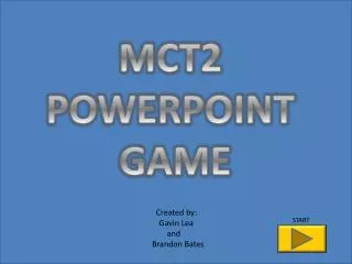 MCT2 POWERPOINT GAME
