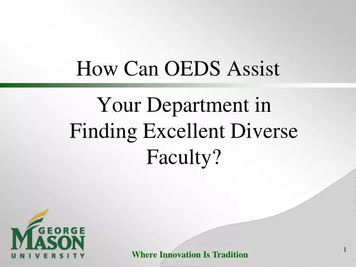 how can oeds assist