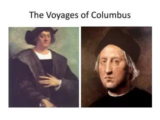 The Voyages of Columbus