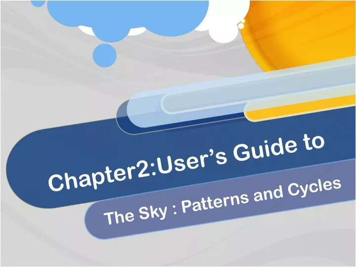 chapter2 user s guide to