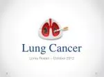 Lung Cancer - slide 1