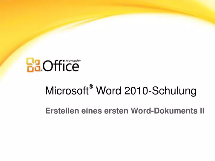 microsoft word 2010 schulung