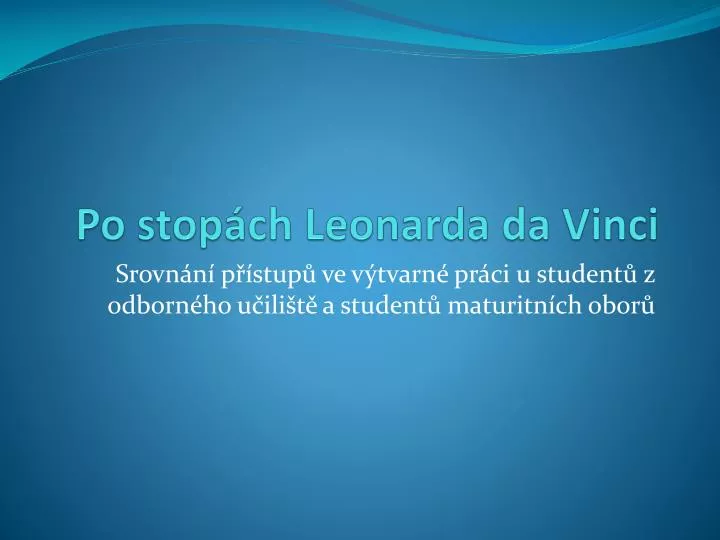 po stop ch leonarda da vinci