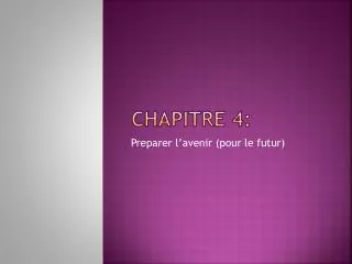 chapitre 4