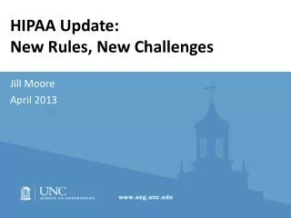 HIPAA Update: New Rules, New Challenges
