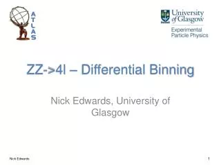 ZZ-&gt;4l – Differential Binning