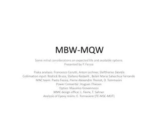 MBW-MQW