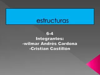 estructuras