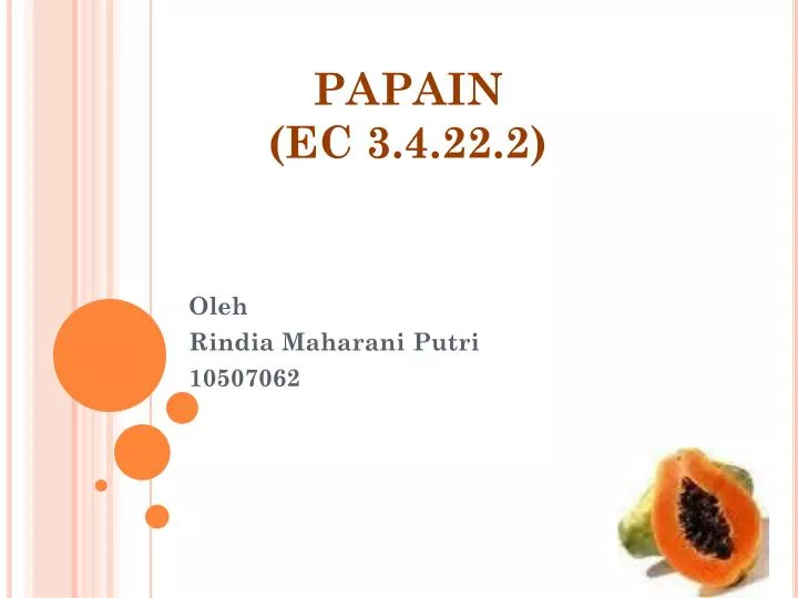 papain ec 3 4 22 2