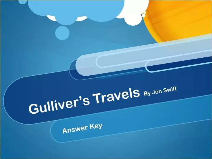 gulliver s travels by jon swift