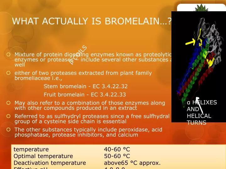 what actually is bromelain