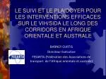BARNEY CURTIS Directeur Exécutive - slide 1