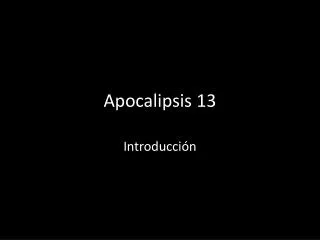 apocalipsis 13