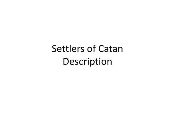 settlers of catan description