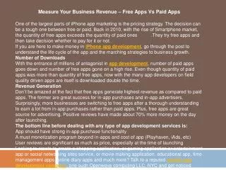 Measure Your Business Revenue – Free Apps Vs Paid Apps