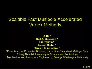 Scalable Fast Multipole Accelerated Vortex Methods
