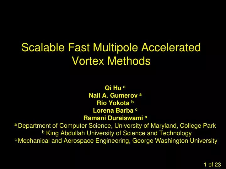 scalable fast multipole accelerated vortex methods