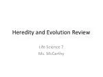 Heredity and Evolution Review