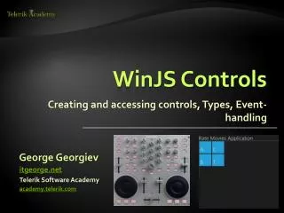 WinJS Controls