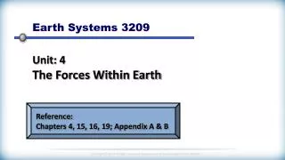 Earth Systems 3209