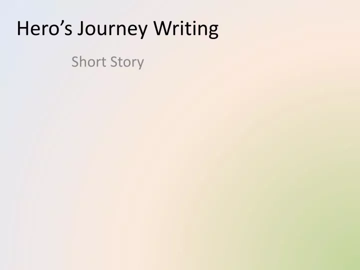 hero s journey writing