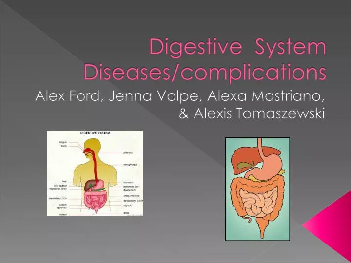 digestive system diseases complications
