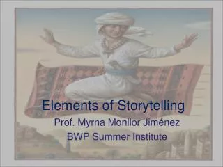 Elements of Storytelling