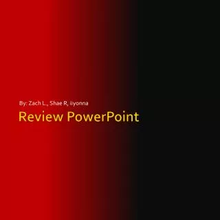 Review PowerPoint