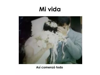 mi vida