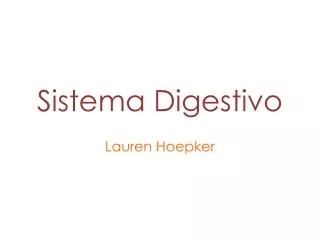 sistema digestivo
