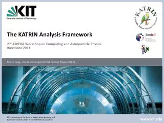 The KATRIN Analysis Framework