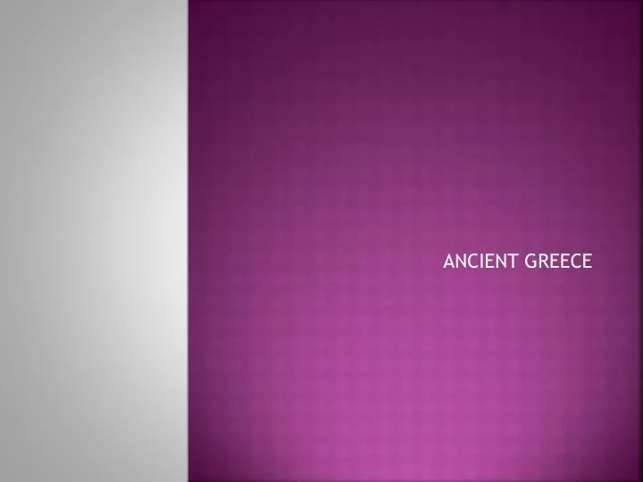 ancient greece