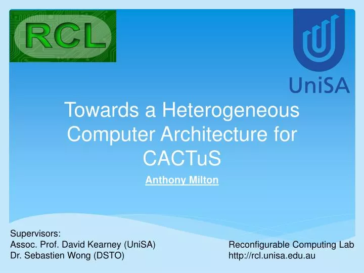 towards a heterogeneous computer architecture for cactus