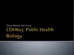 COH603: Public Health Biology - slide 1
